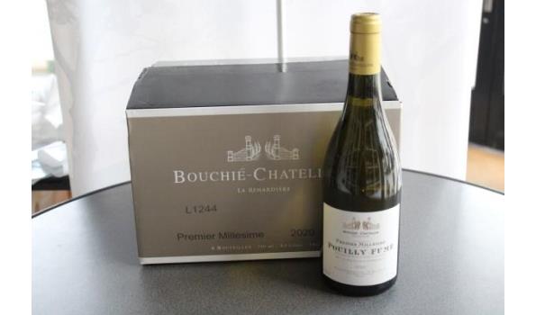 6 flessen à 75cl witte wijn Bouchie-Chatellier, Pouily Fume, 2020